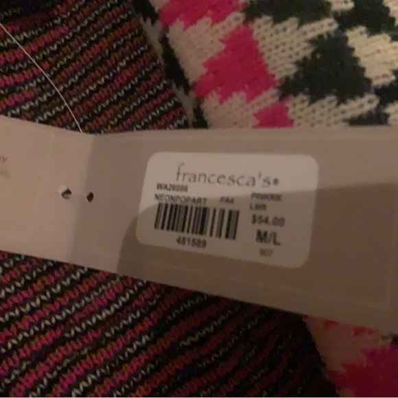 Bright pink Aztec cardigan. Brand new - Picture 5 of 6